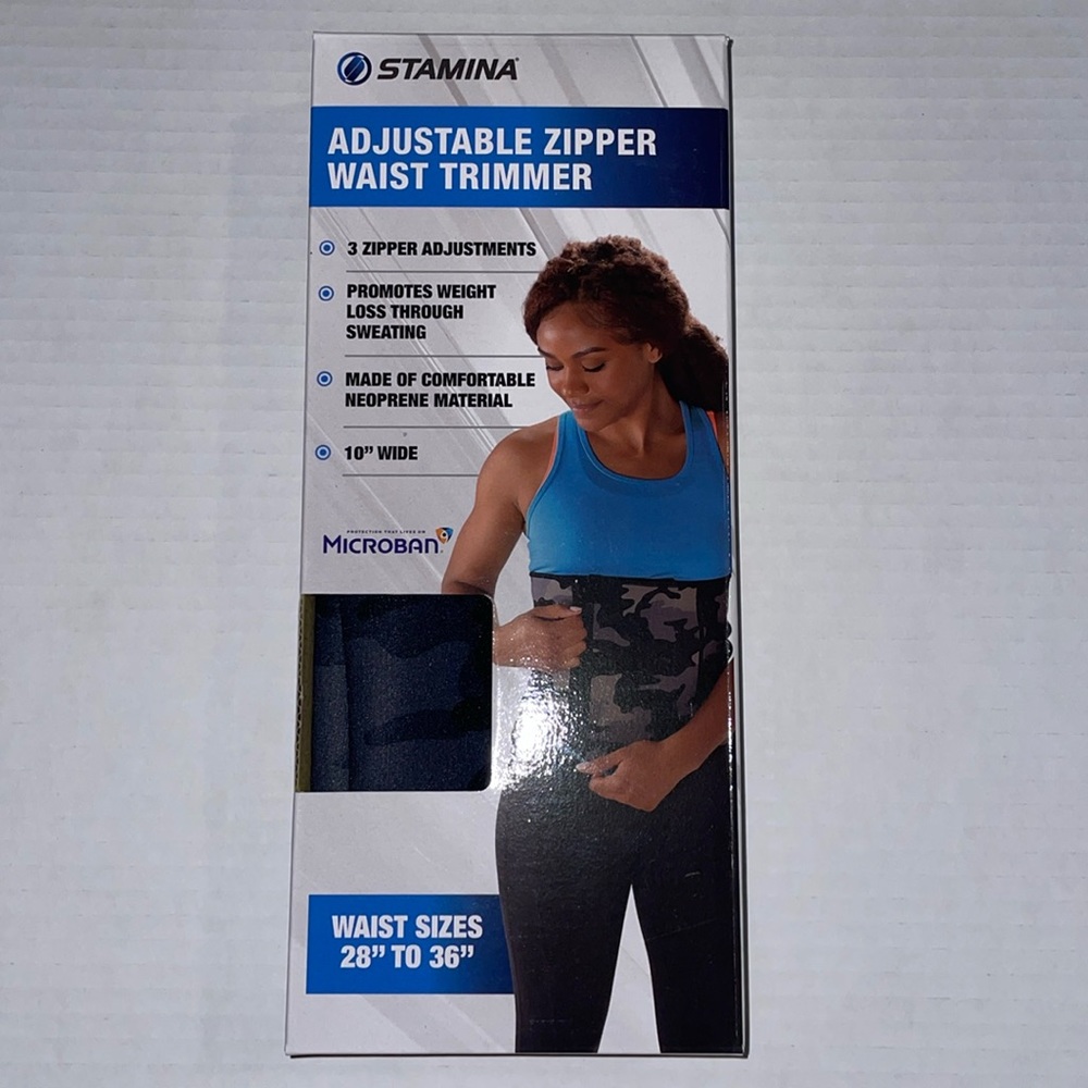 Women's Waist Trimmer/Trainer Adjustable Zipper Promotes Weight Loss Sweating